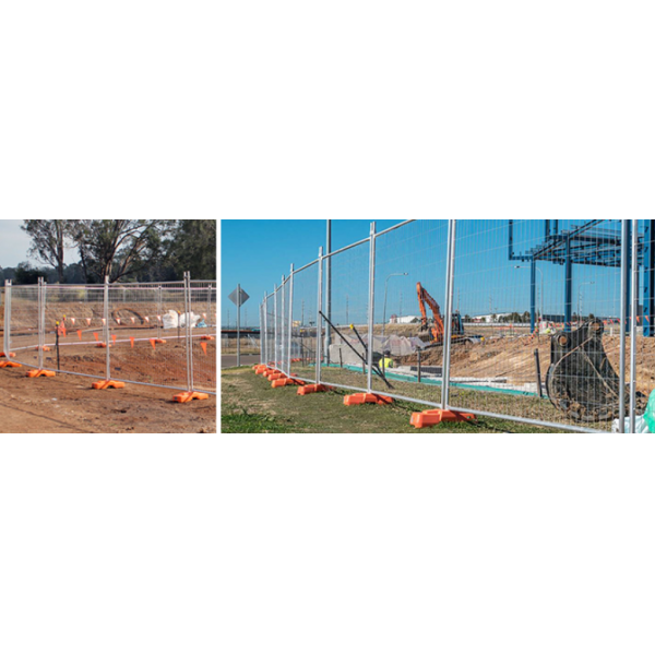 Movable Galvanized Canada Temporary Fence For Sports / Construction 6*10ft