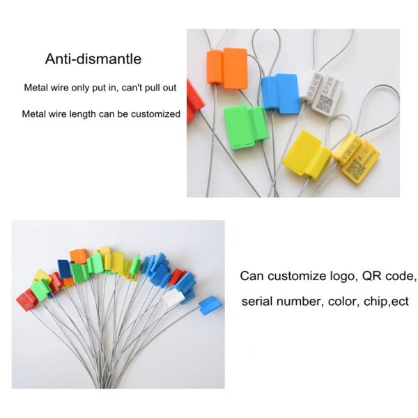 Outdoor Working NFC Tag 13.56Mhz RFID Lead Sealing Tag for Gas Cylinder And Electrical Wire