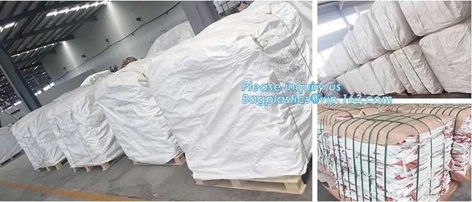 Bitumen Big FIBC Jumbo Bags Bottom Spout , Inner Liner Bag Ventilated Breathing