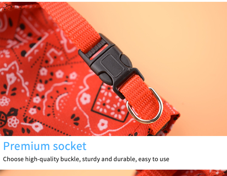 Double Layer Dog Neck Scarf Holiday Dog Bandanas Fashion Style