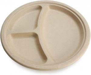 Quality Biodegradable Disposable Paper Plate , Greaseproof Paper Lunch Trays for sale
