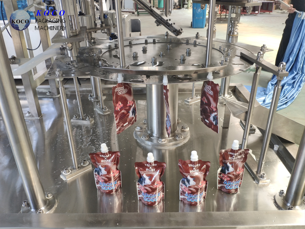 KOCO direct deal All stainless steel Double filling port dosing capping filling machine