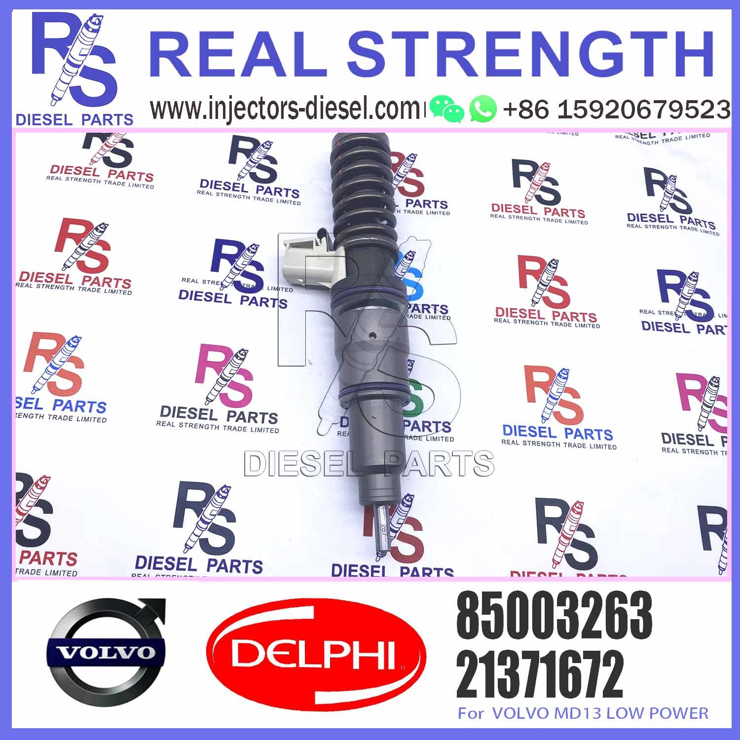 New Diesel Fuel Injector 20500620 BEBE4C03101 for V-O-L-V EC330 EC360B EC460 D12D 85003263 7420430583 20430583 8113941 208