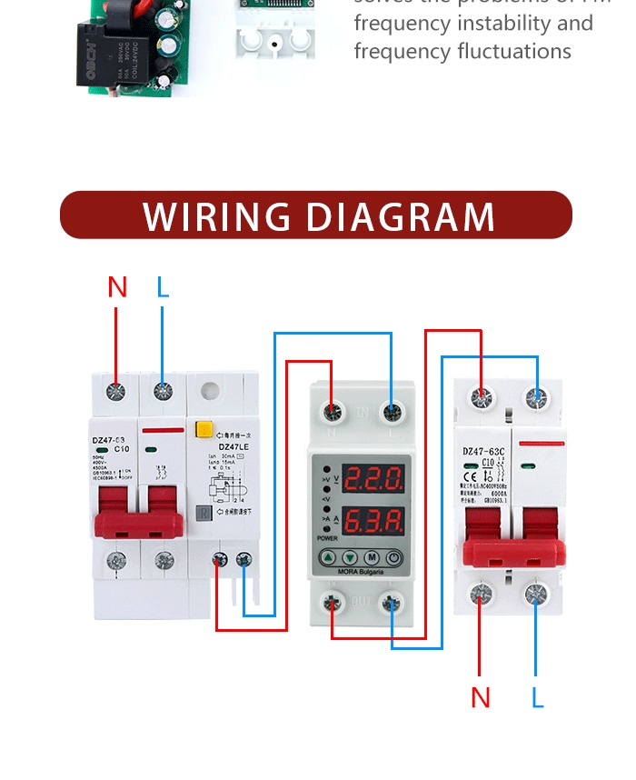 A New Generation of High Quality Double row Over and Under voltage protector