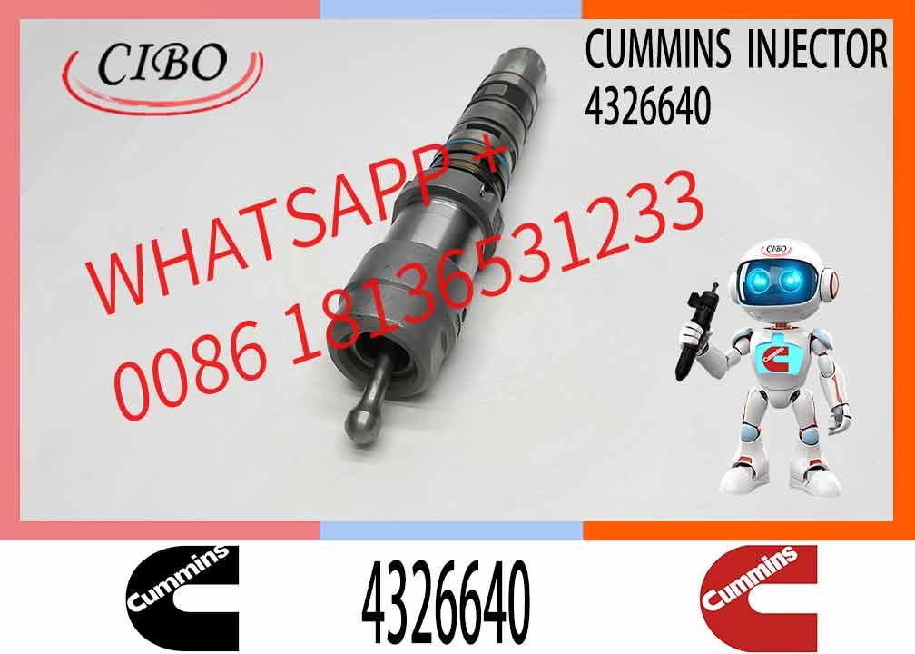 Engineering Machinery QSK60 Truck Engine System Accessories 4326640 Diesel Fuel Injector