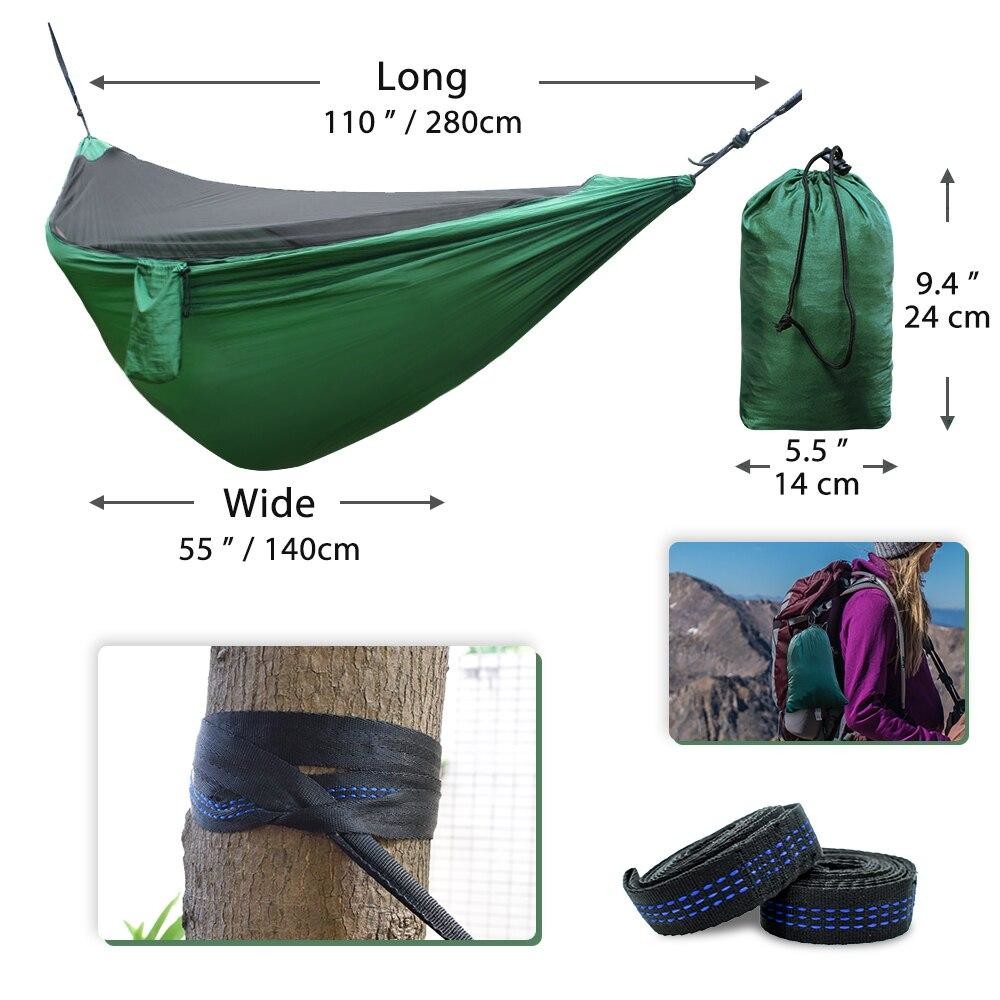 L260cm Portable Camping Hammock