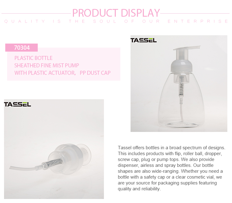 Screw Cap Sealing Empty Foam Pump Bottles Custom Color 80Ml 180Ml 250Ml