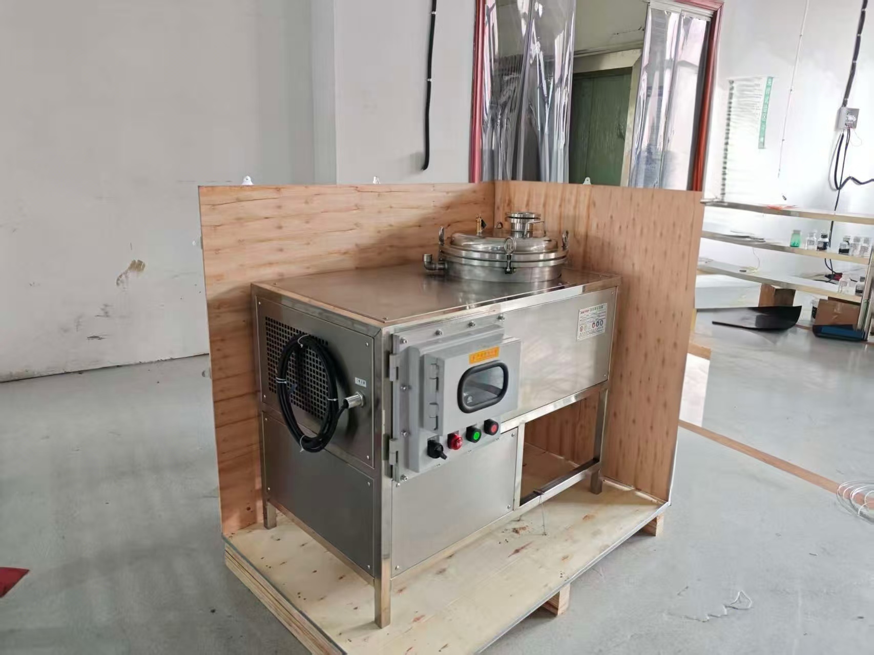 TE-20 Timed And Temperature-Controlled Explosion-Proof Solvent Recovery Machine PLC Control System