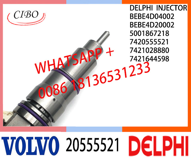 Diesel Injector 20555521 BEBE4D04002 BEBE4D20002 5001867218 21028880 85003042 E3.18 for REN-AULTT 11LTR EURO3 HI