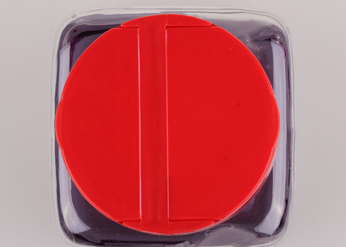 Flavoring Packaging Clear PET Jars With Hole In Cover International Standard