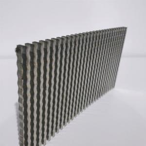 China Ruffled Perforated Aluminum Folded Fin Heat Sink Automotive Spare Parts on sale