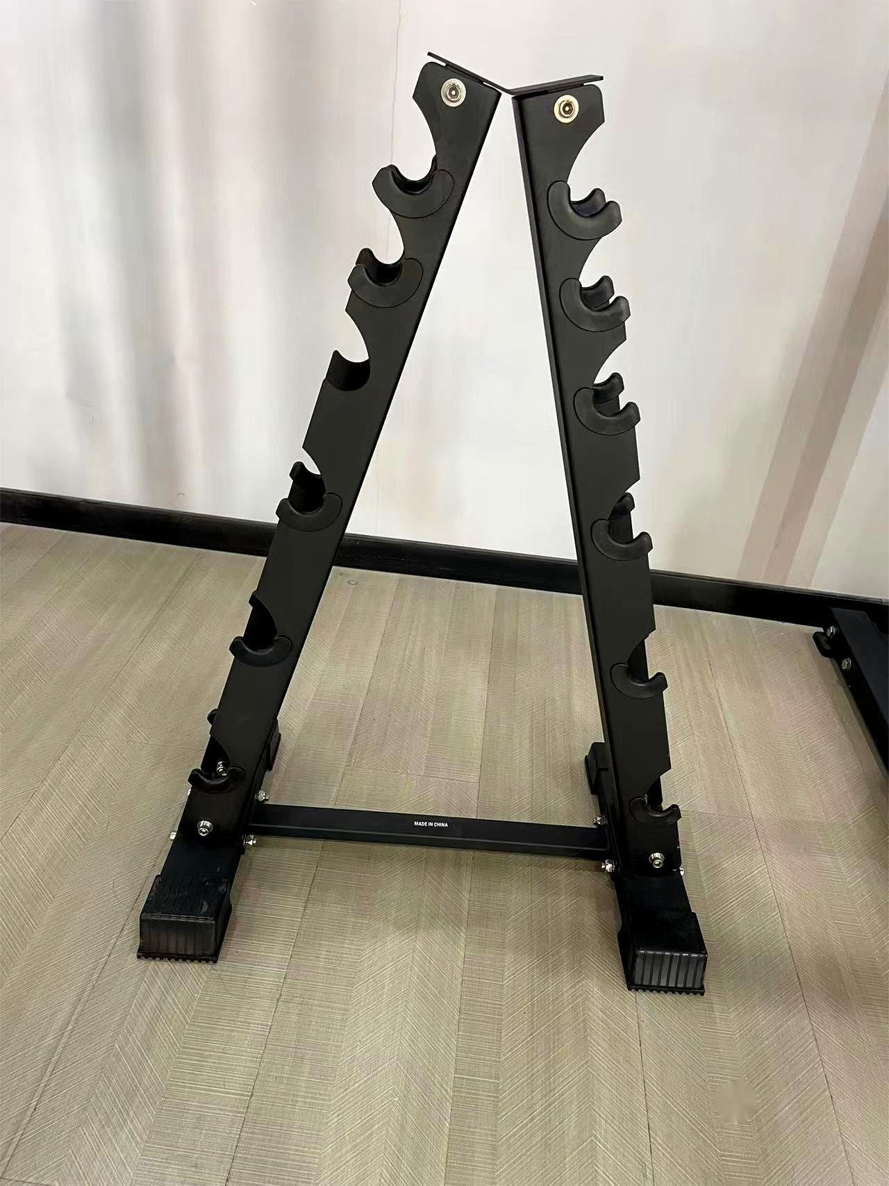 Wholesale Portable Dumbbell Rack for Home Gym Steel Rubber Stand with Power Feature Weight Lifting Exercise Equipment Storage