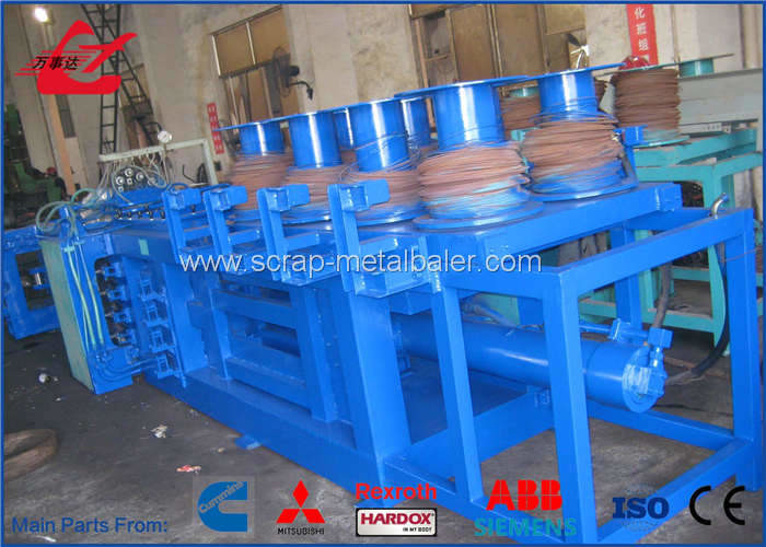 Full Automatic Waste Paper Baler Carton Recycling Machine PLC System Y82W-50A