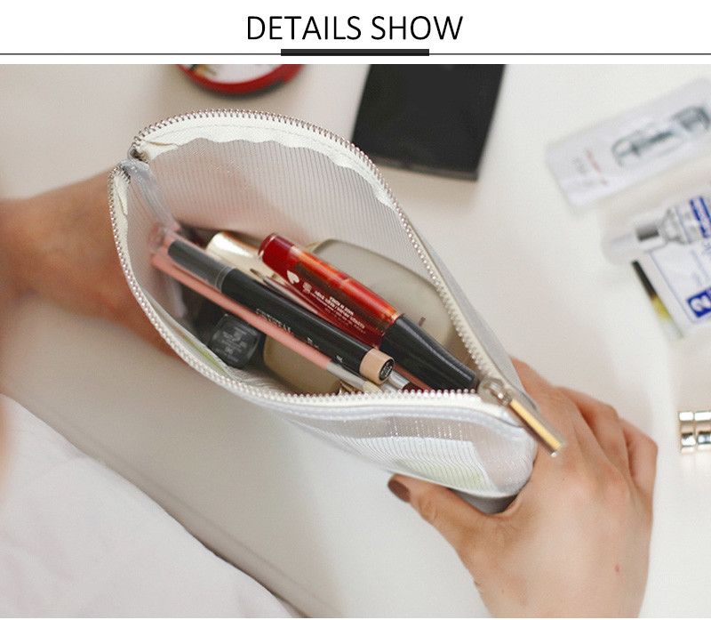Lightweight Luxury Transparent Clear PVC Cosmetic Bag