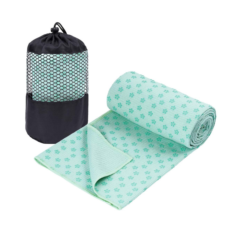 Hypoallergenic Adult Microfiber Yoga Mat Towel Non Slip For Hot Yoga
