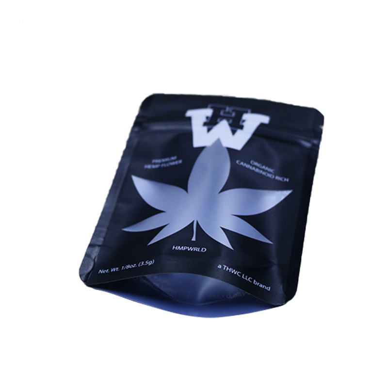 Matte Black Stand Up Aluminum Foil Zipper Zip Lock Bag Package Pouch Packaging Mylar Bag