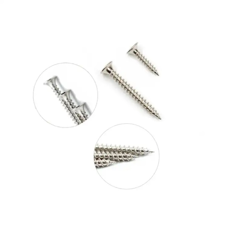 4 Inch 2205 2507 Stainless Steel Drywall Self Drilling Screw Zinc Plated Fine Thread