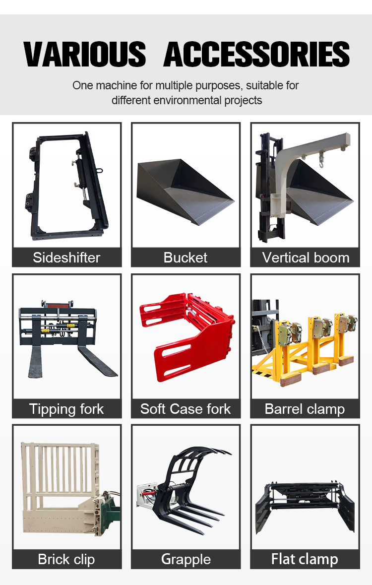 7000 Lbs Seated Automatic Rough Terrain Forklift With 2 In Fork Thickness