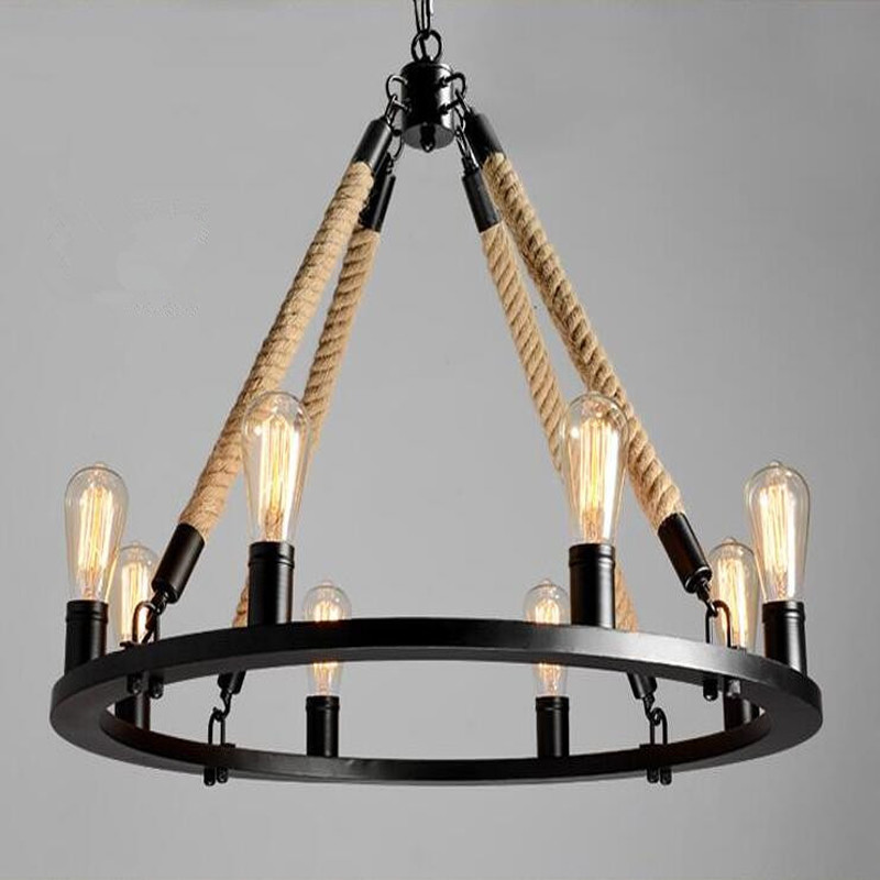 Industrial linen pendant light For Kitchen Bar Restaurant Lighting Fixtures (WH-VP-17)