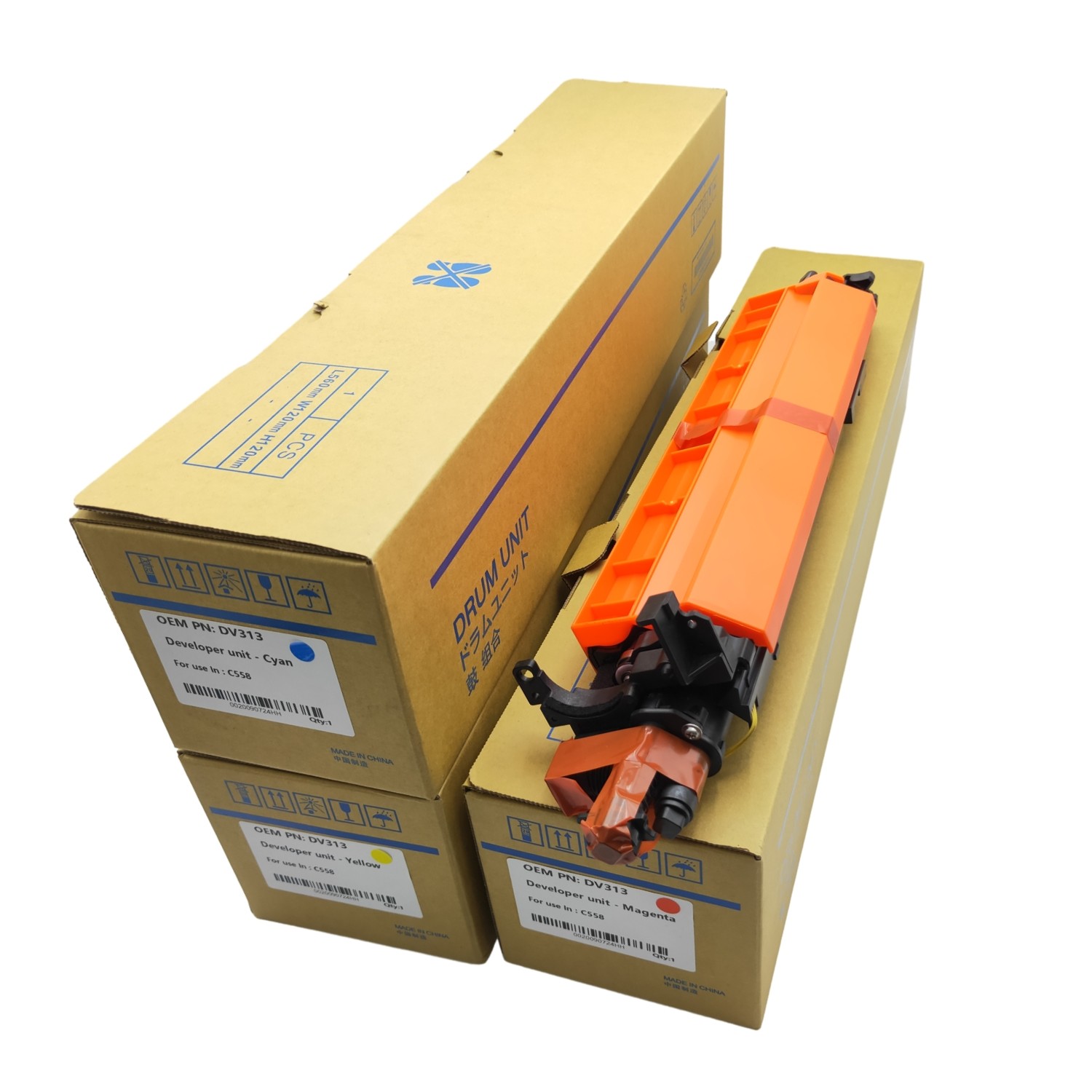 Developer Unit For Konica Minolta Bizhub C308 C258 C368 C458 C558 C658 DV313 DV-313 A7U408D A7U403D A7U40KD Copier Developer Unit