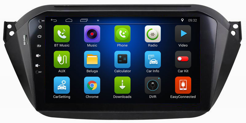 Ouchuangbo car radio gps navi android 8.1 for JAC S2 with Bluetooth WIFI SWC 4 Core CPU 32GB dual zone