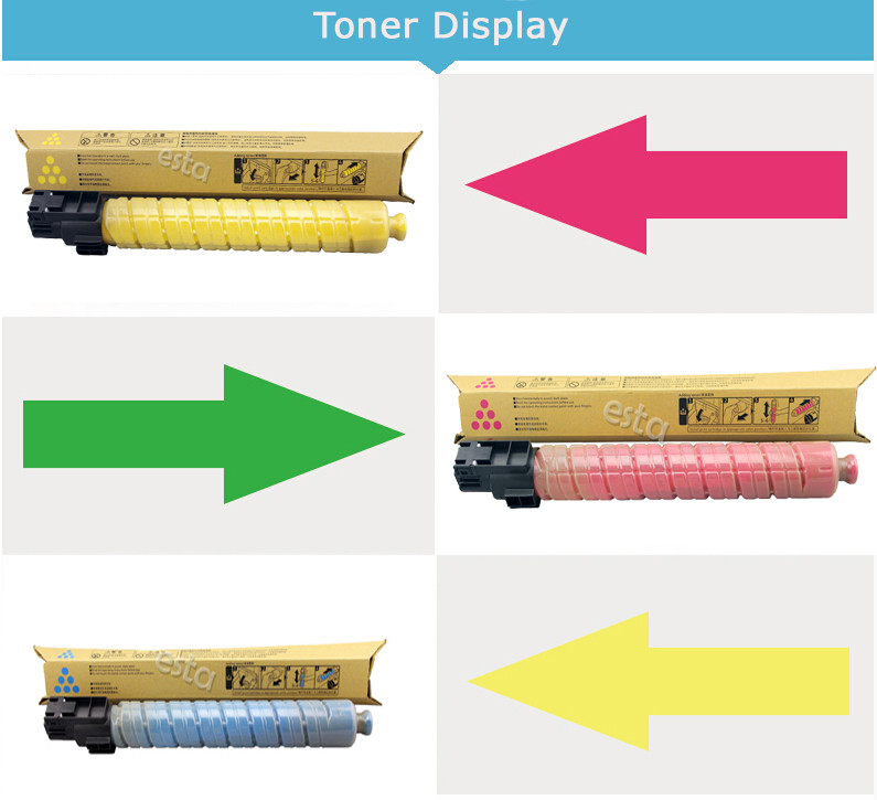 OEM Ricoh Aficio Toner MP C 3000 Toner Cartridge Genuine Color Black