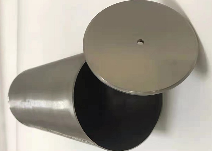 High Density 10.2g/cm3 Fabricated Molybdenum Crucible With Caps
