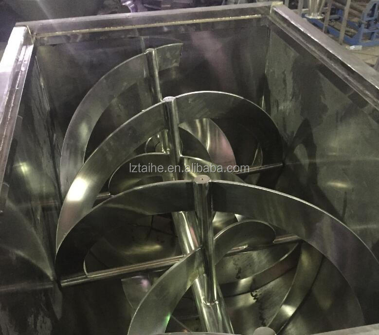 Horizontal Feed Mixer 1000L Double Helical Ribbon for Food Powder and Animal Feed