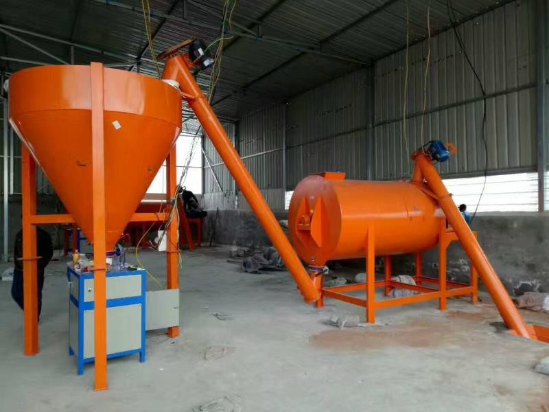 Wall Putty Dry Mortar 4t/H Tile Adhesive Mixer Dry Mortar Production Line