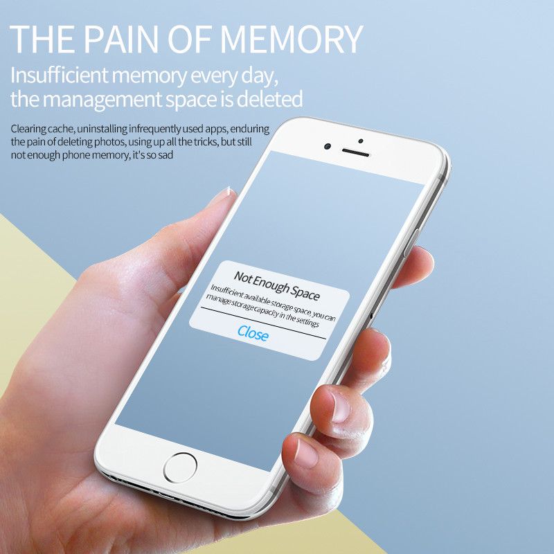 Silver OTG USB Flash Drives Fast and Easy Data Transfer with Plug And Play Function