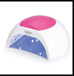 Swing Arm Dimmable Aluminum LED Touch Switch Manicure Table Lamp With Floor