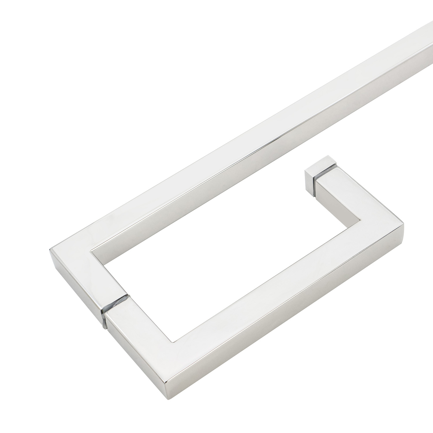 Entrance Black Door Handle Pull for Stainless Steel Frameless Sliding Shower Glass Door