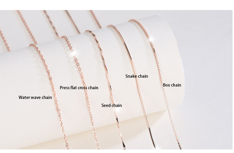 Starry 2.1g 17.7in Long Silver Chain S925 18 Inch Silver Chain SGS