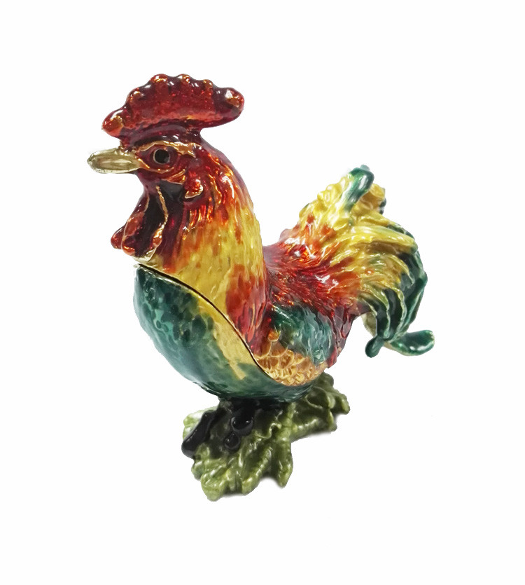 Jewlery packaging box rooster shape jewelry box rooster style jewelry box
