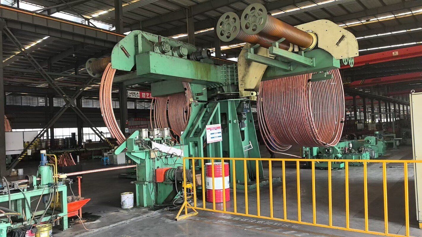 OEM Supported 0.7mm Thickness NXF TU1/TP1/TP2/QSn0.5-o25/C12200/Cu-DHP/C1220 Inner Grooved Copper Tube for HVAC Industry