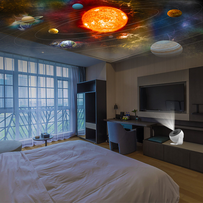 OEM Bedroom Planetarium Galaxy Projector With Timing Adjustable