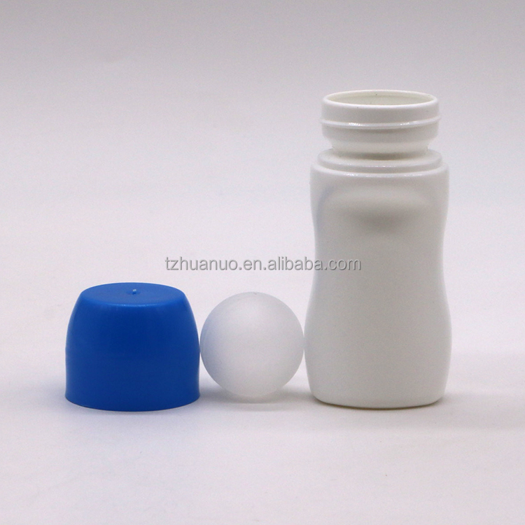 Customized Logo 30mL 1oz PP Plastic Roller Deodorant Bottles for Essential Oils Perfume