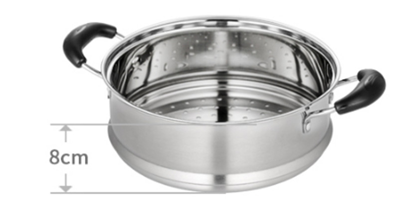 High Quality Stainless Steel Sauce Pan Milk Pot Soup & Stock Pots Set With Steamers