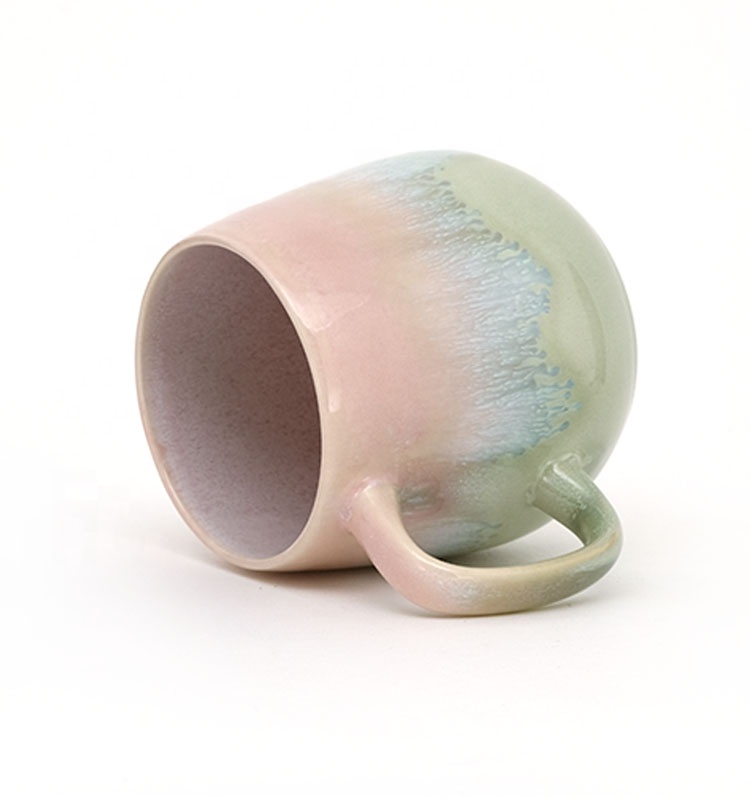 14Oz Ceramic 3D Mug Ceramic Coffee Milk Mug With 3d Reactive Glaze DW-01A86