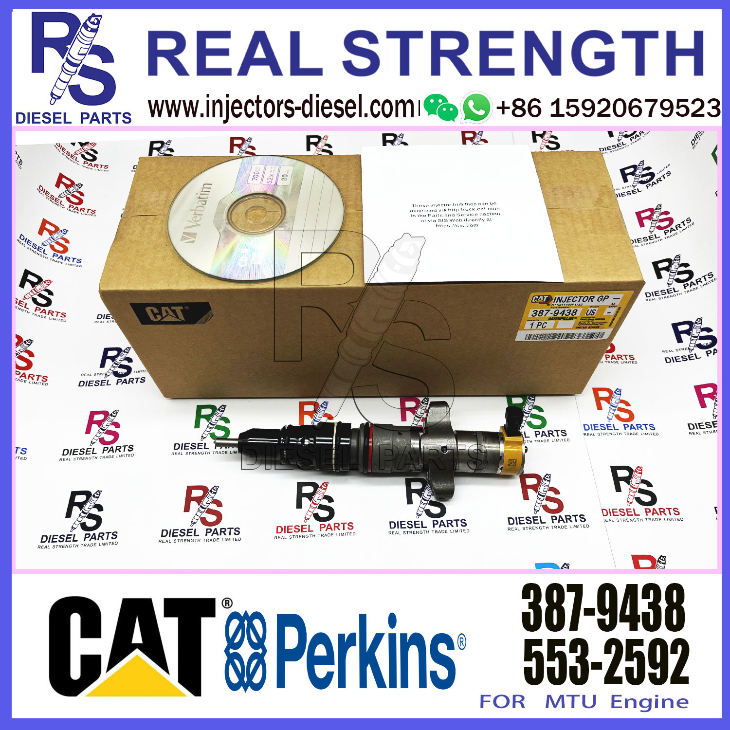 CAT Common Rail Injector Fuel Injector 3282578 2360957 293-4072 258-8745 387-9438 For CAT C7 C9 Engine