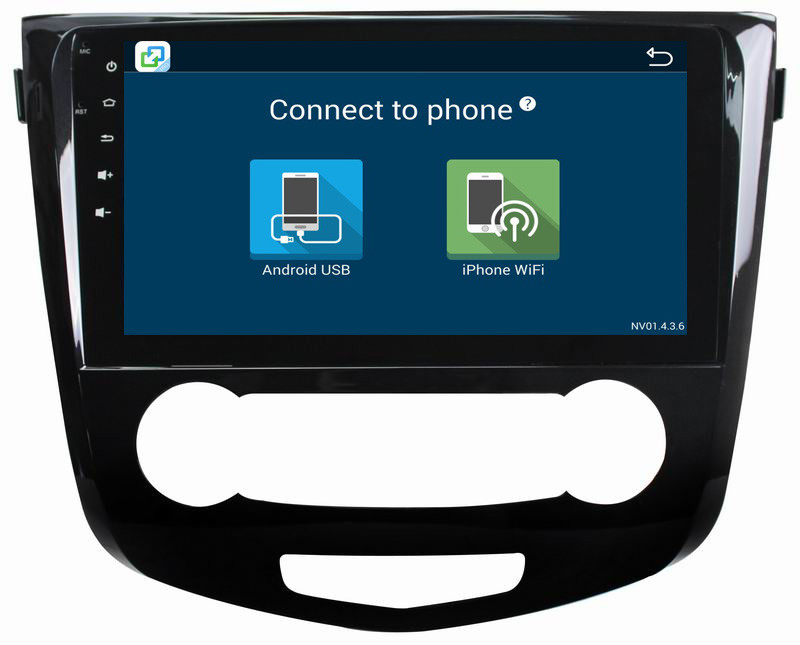 Ouchuangbo car radio gps android 8.1 for Nissan Qashqai 2016 with BT WIFI SWC 4 Core CPU 1080P Video 4*45 Watts