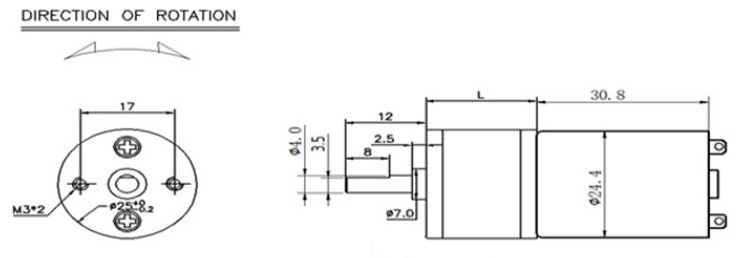 1.57W DC Planetary Gear Motor Four Wheel Drive 200rpm For Toy Car