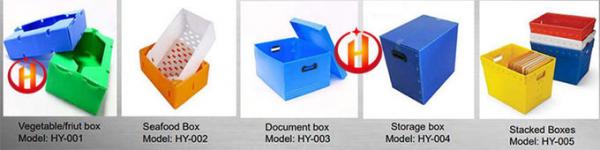 Printable Collapsible Custom Corrugated Plastic Boxes