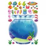DIY Self-adhesive Fish tank Childrens Wall Stickers 8368