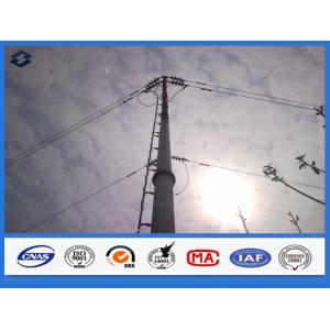 Quality Polygonal Flange Connected Electrical Power Pole Joint with insert mode for sale