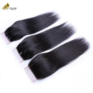 Quality Brazilian Swiss Human Hair Lace Closure 4x4 7x7 8x8 OEM for sale