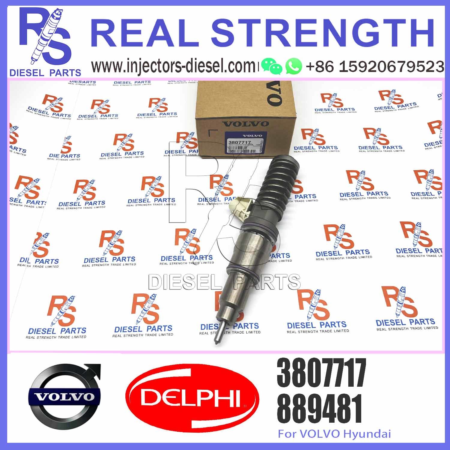 common rail injector 03807717 3807717 for V-O-L-V Penta D12 high quality auto parts injector nozzle 03807717 3807717 BEBE4