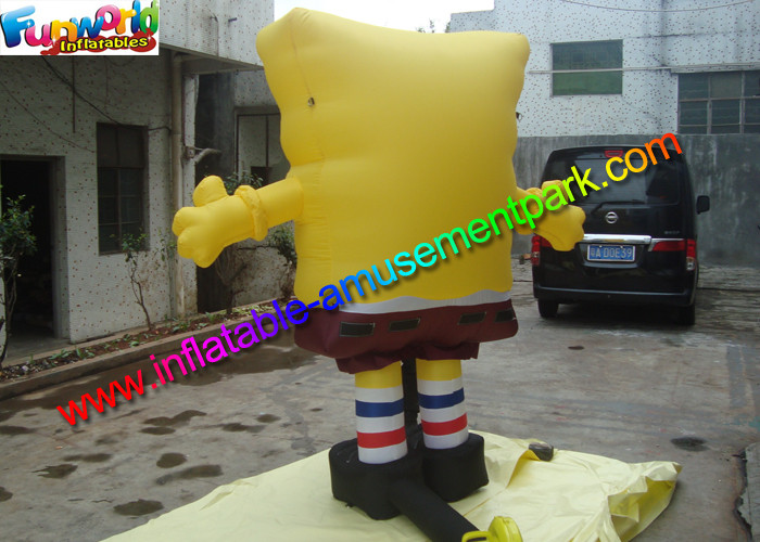 Popular Advertising Inflatables Spongebob Cartoon Replica Model ISO Approval