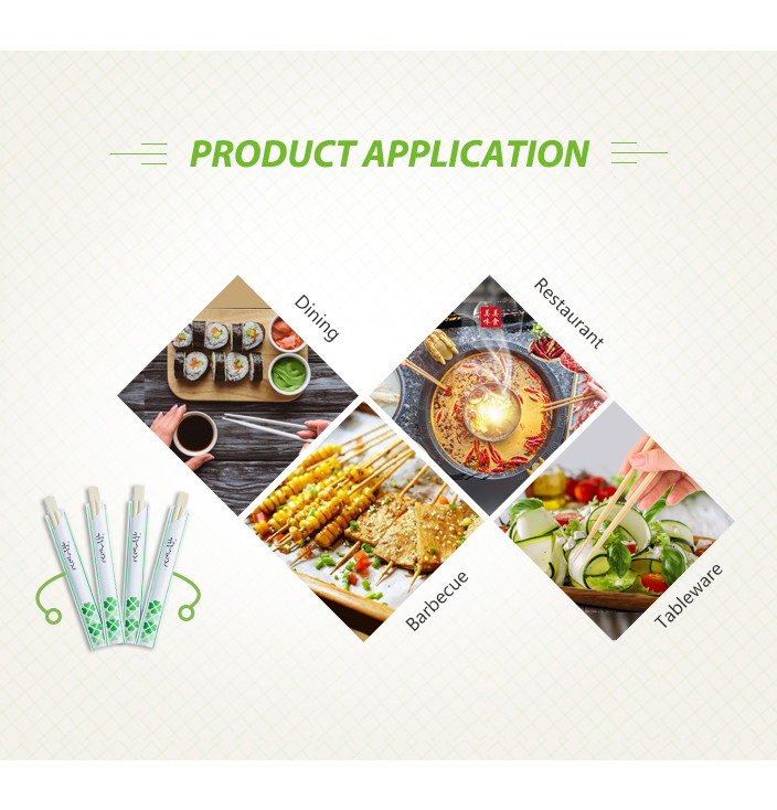Eco Friendly Premium Grade 18cm Disposable Bamboo Chopsticks