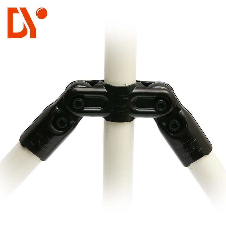 Professional Stainless Metal Pipe Connectors Black Color Anti Corrossion